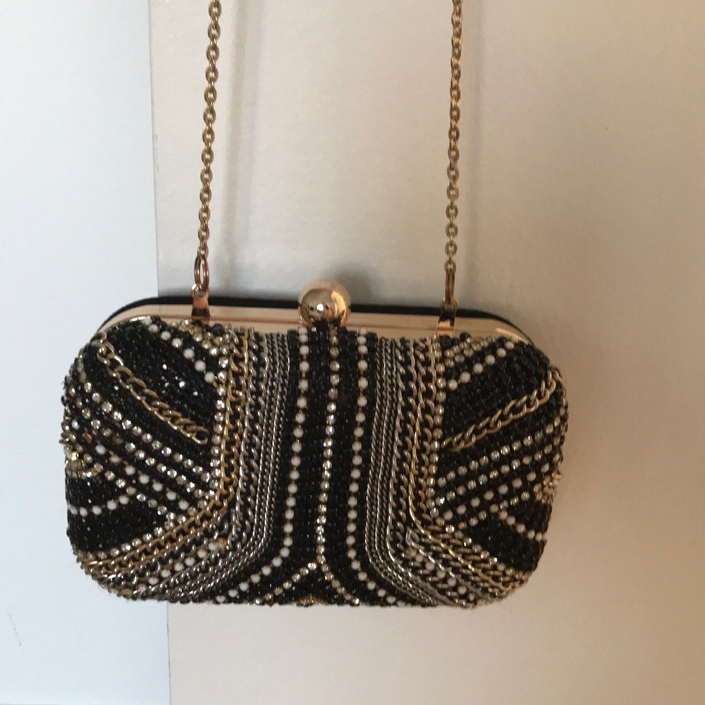 Zara embroidered purse